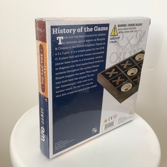 New Selaed We Games! Tic Tac Toe Wooden Puzzle Home Decor - Picture 2 of 7